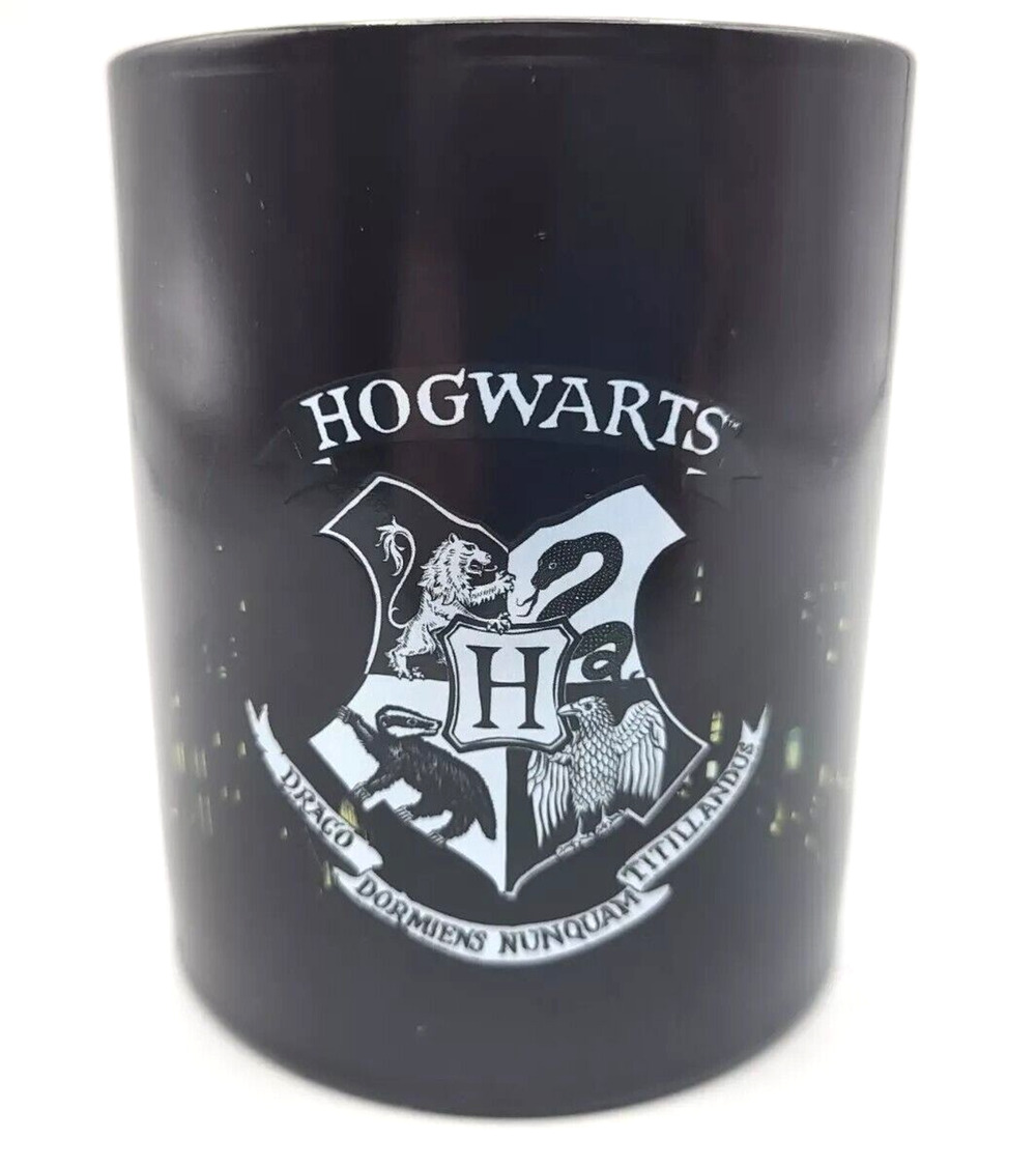 Paladone Hogwarts Harry Potter Black Ceramic Mug 4" Tall 12oz Capacity